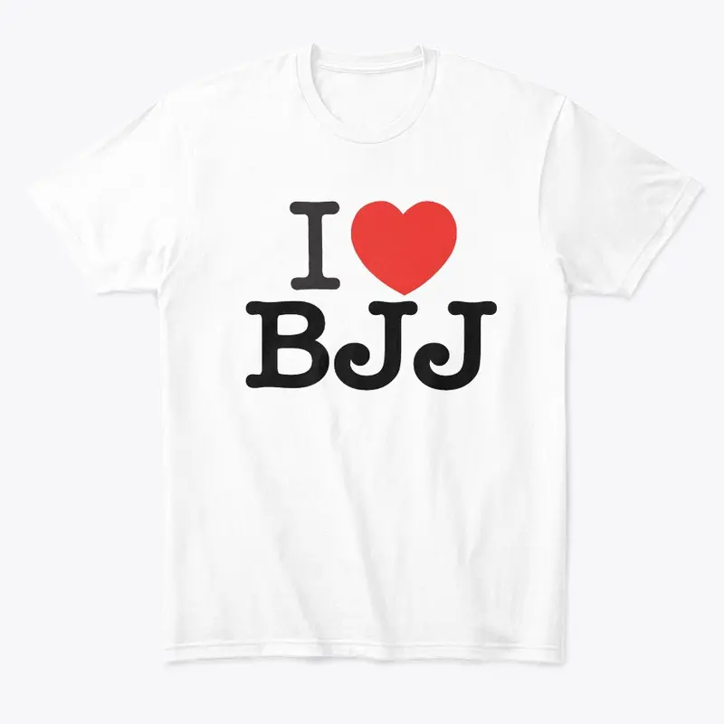 I ❤️ BJJ Jiu-Jitsu NYC inspired shirt